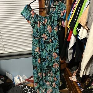 Floral Off-Shoulder Maxi Dress
